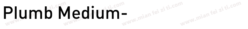 Plumb Medium字体转换